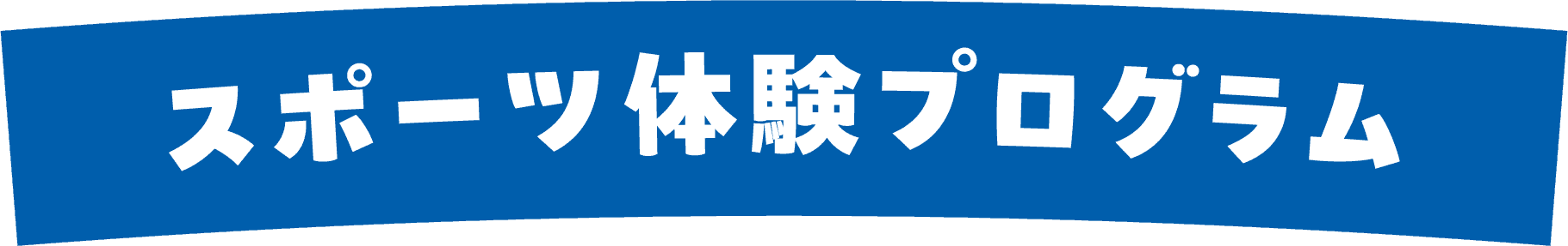 スポーツ体験プログラム